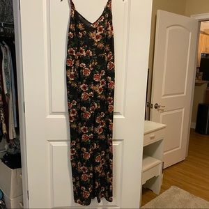 Floral strappy pant suit